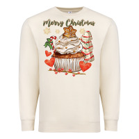 Sandshell merry christmas cupcake Premium Sweatshirt - CowGirlArtShop