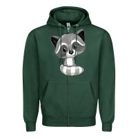 Raccoon Zipper Hoodie | Teevron