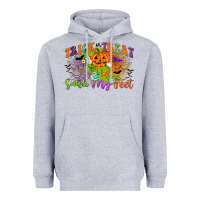 Heather Grey trick or treat smell my feet Heavyweight Hoodie - CowGirlArtShop