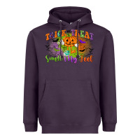 Plum trick or treat smell my feet Heavyweight Hoodie - CowGirlArtShop