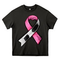Asphalt breast cancer sport ribbons Heavy Core Tee - AdoDesignShop
