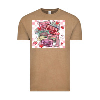 Vintage Coffee valentine's day cassette tapes Vintage Tee - MaliasSmallBusiness