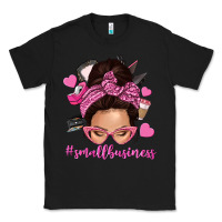 Black small business messy bun Classic Tee - NancyCooperArtShop
