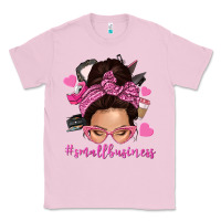 Bubblegum Pink small business messy bun Classic Tee - NancyCooperArtShop