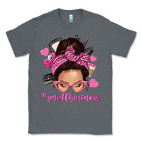 Charcoal Heather small business messy bun Classic Tee - NancyCooperArtShop