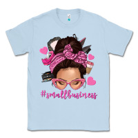 Dusty Blue small business messy bun Classic Tee - NancyCooperArtShop