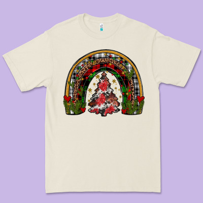 Trees Rainbow Premium Tee Designed By Jahusdesignshop