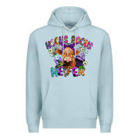 Blue Mist hocus pocus heifer Premium Hoodie - CowGirlArtShop