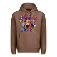 Chestnut hocus pocus heifer Premium Hoodie - CowGirlArtShop