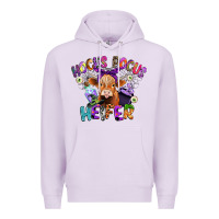 Lilac hocus pocus heifer Premium Hoodie - CowGirlArtShop