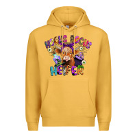 Mustard hocus pocus heifer Premium Hoodie - CowGirlArtShop