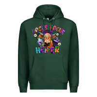 Sports Green hocus pocus heifer Premium Hoodie - CowGirlArtShop