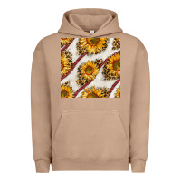 Pigment Burro baseball sunflowers and leopard seamless pattern Urban Hoodie - BundleAndBundleShop