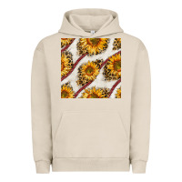 Pigment French Oak baseball sunflowers and leopard seamless pattern Urban Hoodie - BundleAndBundleShop