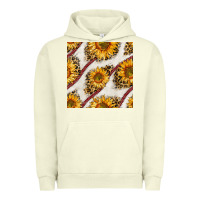 Pigment Pistachio baseball sunflowers and leopard seamless pattern Urban Hoodie - BundleAndBundleShop