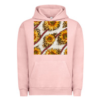 Pigment Salmon baseball sunflowers and leopard seamless pattern Urban Hoodie - BundleAndBundleShop