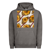 Pigment Tornado baseball sunflowers and leopard seamless pattern Urban Hoodie - BundleAndBundleShop