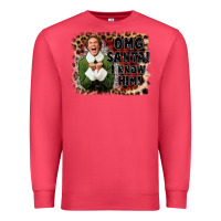 Cardinal omg santa i know him elf Premium Sweatshirt - CowGirlArtShop