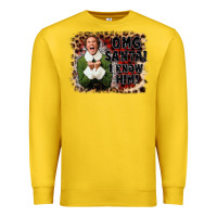 Lemon omg santa i know him elf Premium Sweatshirt - CowGirlArtShop