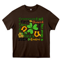 Chocolate Brown st patrick s day Heavy Core Tee - Artiststas
