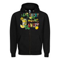 Black life is  make it sweet Zipper Hoodie - NancyCooperArtShop