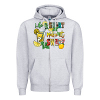 Heather Grey life is  make it sweet Zipper Hoodie - NancyCooperArtShop