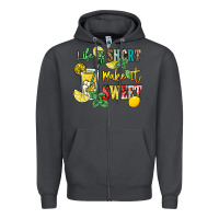 Smoke life is  make it sweet Zipper Hoodie - NancyCooperArtShop