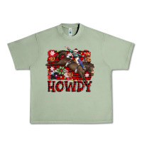 Oil Green rodeo christmas howdy Urban Heavy Tee - AdoDesignShop