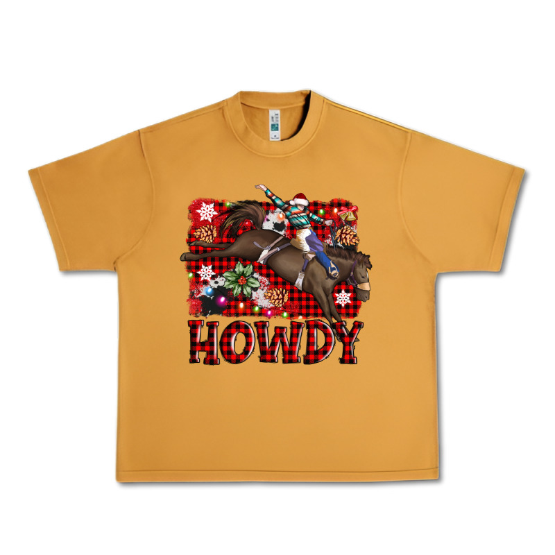 Rodeo Christmas Howdy Urban Heavy Tee by AdoDesignShop | Teevron