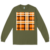 Army Green tartan seamless pattern bbs Long Sleeve Tee - BundleAndBundleShop