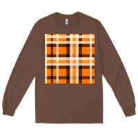 Chestnut tartan seamless pattern bbs Long Sleeve Tee - BundleAndBundleShop