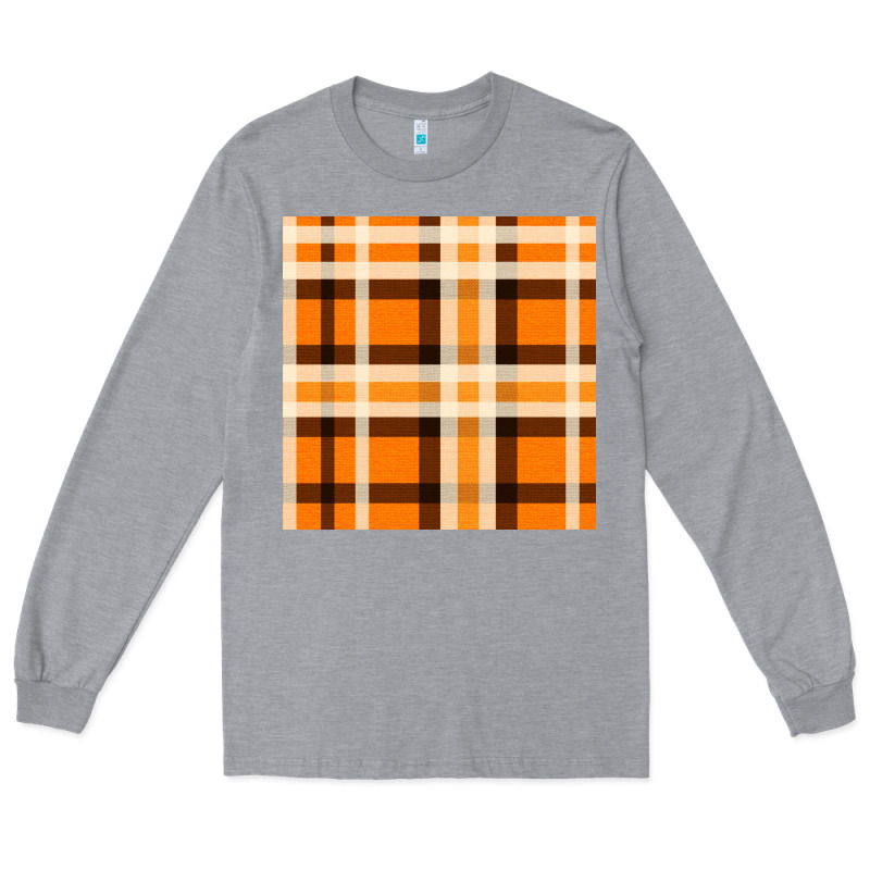 Tartan Seamless Pattern Bbs Long Sleeve Tee by BundleAndBundleShop | Teevron