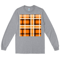 Heather Grey tartan seamless pattern bbs Long Sleeve Tee - BundleAndBundleShop