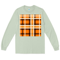 Matcha tartan seamless pattern bbs Long Sleeve Tee - BundleAndBundleShop