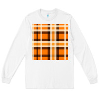 White tartan seamless pattern bbs Long Sleeve Tee - BundleAndBundleShop