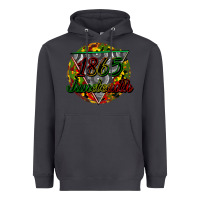Smoke 1865 juneteenth Heavyweight Hoodie - CowGirlArtShop