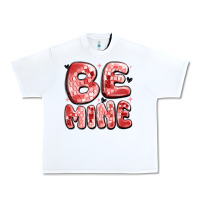 White be mine Urban Heavy Tee - MaliasSmallBusiness