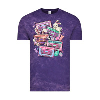 Cloud Purple easter cassette tapes Vintage Tee - MaliasSmallBusiness