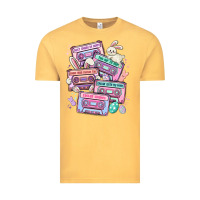 Vintage Mustard easter cassette tapes Vintage Tee - MaliasSmallBusiness