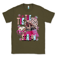 Army Green tis the season winter skull Classic Tee - NancyCooperArtShop