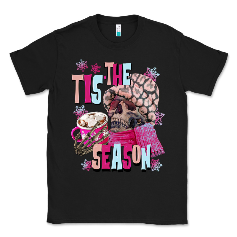 Tis The Season Winter Skull Classic Tee by NancyCooperArtShop | Teevron