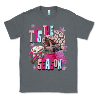Charcoal Heather tis the season winter skull Classic Tee - NancyCooperArtShop