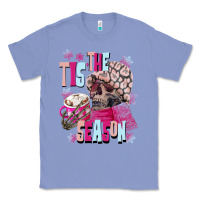 Colony Blue tis the season winter skull Classic Tee - NancyCooperArtShop