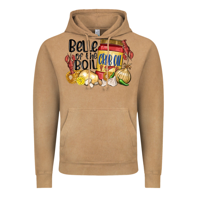 Belle Of The Boil Crab Oil Vintage Hoodie by MaliasSmallBusiness | Teevron