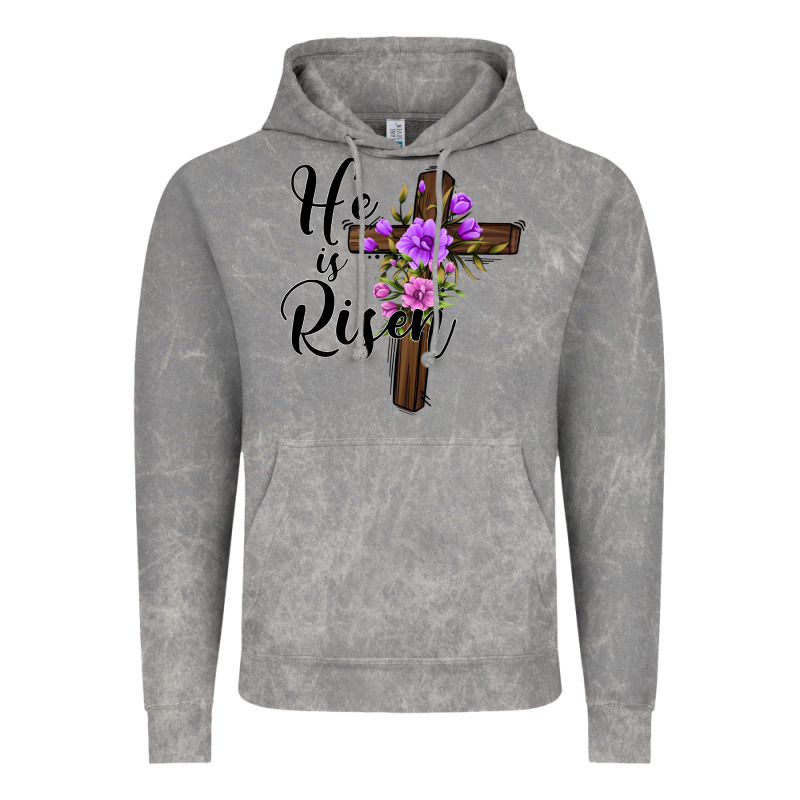 He Is Risen Matthew 28 6 Vintage Hoodie by Jasminsmagicworld | Teevron