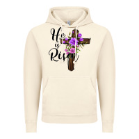 Vintage Artic he is risen matthew 28 6 Vintage Hoodie - Jasminsmagicworld