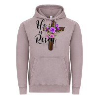 Vintage Zinc he is risen matthew 28 6 Vintage Hoodie - Jasminsmagicworld