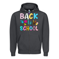 Smoke back to school Zipper Hoodie - NancyCooperArtShop