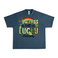 Midnight Navy my class is full of lucky charms Urban Heavy Tee - MaliasSmallBusiness