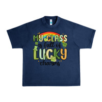 Navy my class is full of lucky charms Urban Heavy Tee - MaliasSmallBusiness